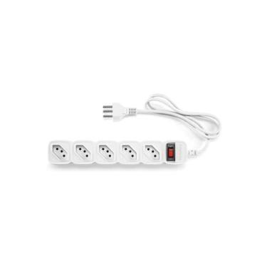 Imagem de Filtro de Linha Intelbras 5 Tomadas EPE 205 BR Branco Bivolt