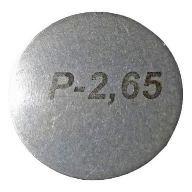 Imagem de Pastilha reguladora valvula uno palio 01 em diante fire - METALSYSTEM