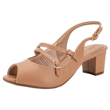 Imagem de Peep Toe Feminino Salto Grosso Beira Rio 4777497