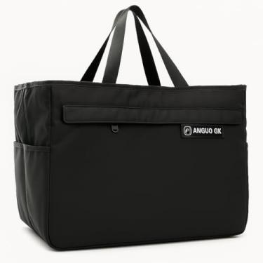 Imagem de Bolsa Térmica para Marmita – Lancheira Fitness Impermeável com Alça de Mão e Ombro, Conserva Alimentos Quentes e Frios, Ideal para Academia, Trabalho, Escola e Viagens