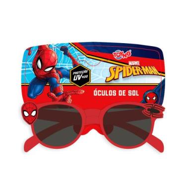 Imagem de Óculos de Sol Infantil Toyng Marvel Spider Man com Proteção UV 400 1 U