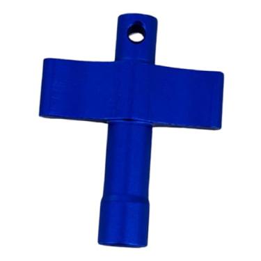 Imagem de simhoa Tuner de acessórios para bateria para o baterista Turdy T -Shaped Universal Drum Tuning Key, Azul