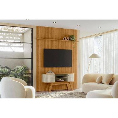Imagem de Estante New Silverstone Para TV até  65 Polegadas - Cumaru Opala - Madetec