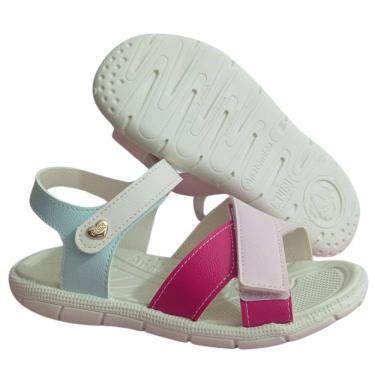 Imagem de sandalia infantil klin tic tac anatomica detalhe pink