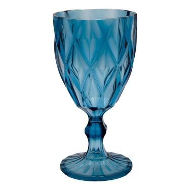 Imagem de Taça De Acrílico Azul Diamond Diamante Festa Piscina Plástico 330ml Lyor