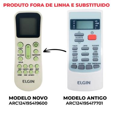 Imagem de Controle Ar-condicionado Split Elgin Ykr-h-002e Ykr-k-001e
