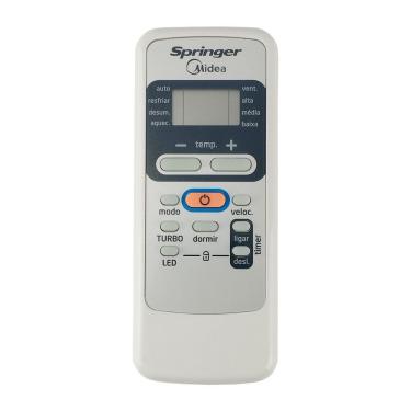 Imagem de Controle Remoto Ar-condicionado 30.000 Btus Midea Springer Rg51f4-e único