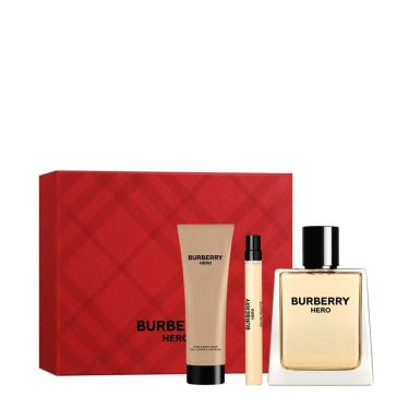Imagem de Kit Burberry Hero Masculino - Eau De Toilette 100ml + Shower Gel 75ml + Miniatura 10ml