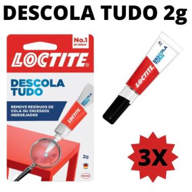 Imagem de Kit c/3 Super Bonder Descola tudo 2g - HENKEL 
