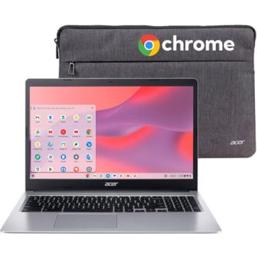 Imagem de acer Notebook Chromebook 315 Para Estudantes E Empresas - Tela Hd De 15,6", Processador Intel Celeron Dual-Core, 4 Gb Ram, 64 Memória Emc, Bateria Com Duração Até 12,5 Horas, Wi-Fi, Bluetooth, Chrom