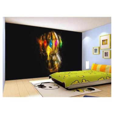 Imagem de Papel De Parede 3D Heróis Manopla Do Infinito 3,0M Nhma298 - Você Deco