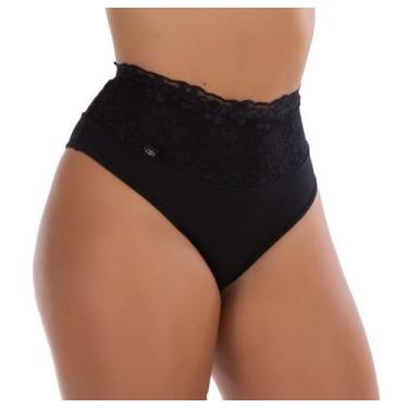 Imagem de Calçola de Algodão Egípcio com Barra Renda Forrada e Cavada nas Costas