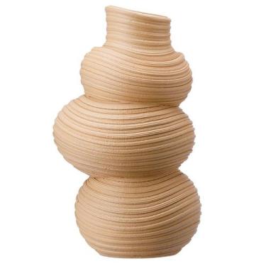 Imagem de Vaso Decorativo Sala Rústico Planta Bege Poli-Resina Rafimex