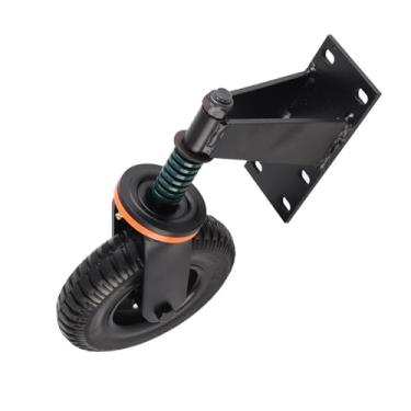 Imagem de Marhynchus Casador de Roda de Portão de 8 Polegadas 600 Lb Capacidade de Carga Revestimento de pó Preto para Jardim de Jardim de (Preto)