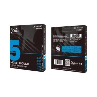 Imagem de 4 5 6 Cordas Baixo Guitarra Elétrica Cordas De Aço Carbono Liga Hexago