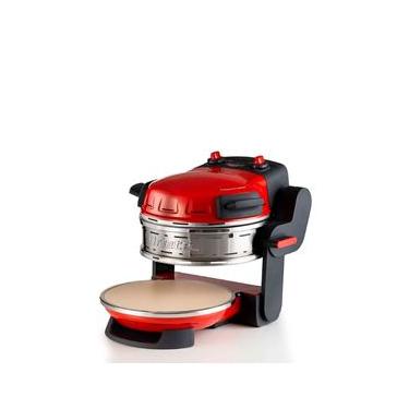 Imagem de FORNO ARIETE DE PIZZA ELÉTRICO DUPLO VERMELHO 400ºC 1800W 127V 00C92709ARBR Vermelho / 110