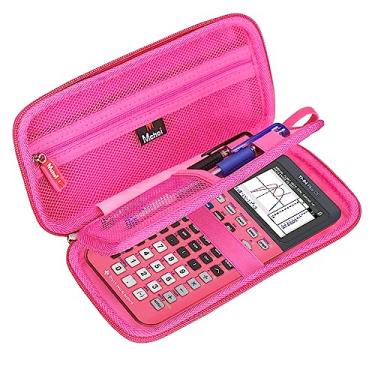 Imagem de Mchoi Capa rígida adequada para TI-84 Plus CE/TI-84 Plus/TI-Nspire CX II CAS/TI-Nspire CX II/TI-83 Plus/TI-89 Titanium/TI-85 / TI-86 Color Graphing Calculator, somente capa