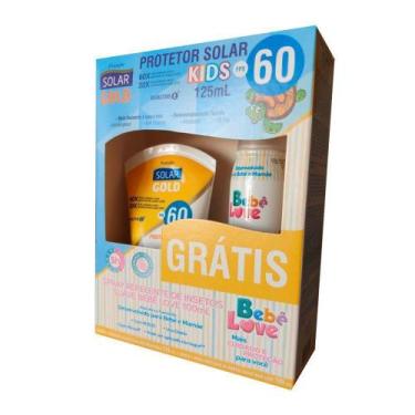 Imagem de Kit Protetor Solar Gold 60 Fps Kids 125ml + Spray Repelente Bebe 100ml