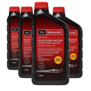 Imagem de Óleo Motor 5W20 Ford Motorcraft Original 4 Litros - MOTORCRAFT/OMNICRA