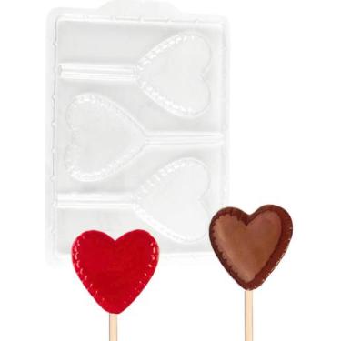 Imagem de 10 Forma Simples Pirulito Coração Fofo Romântico Amor Molde - San Feli