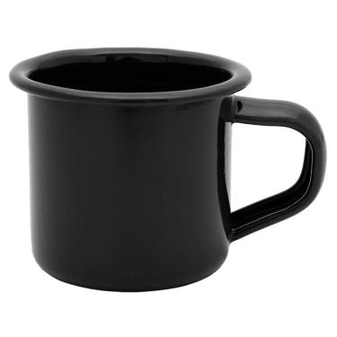 Imagem de Caneca Esmaltada Mimo Style em Ferro Fundido Preto 90 ml