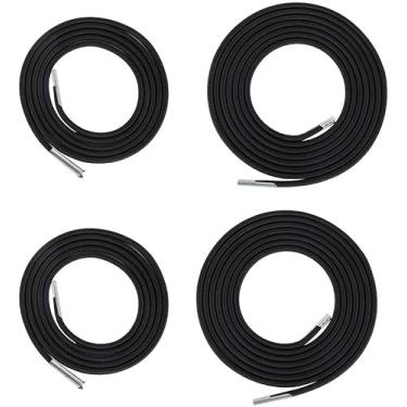 Imagem de 4 cabos de substituição para cadeira com gravidade zero, cabo de substituição para cadeira reclinável, kit de reparo de cadarços elásticos universais para cadeiras de gramado com elástico de gravidade