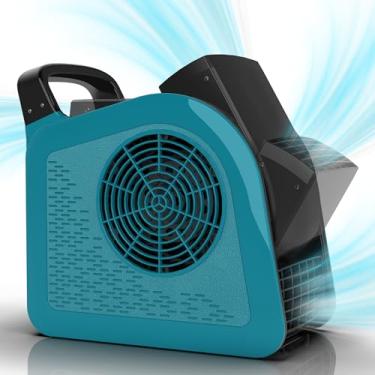 Imagem de LZLXXLZL Ventilador soprador de ar - Secador de carpete para resfriamento, secagem e ventilação, ventiladores de piso potentes de 355 CFM para casa e garagem com 3 velocidades, ventilador utilitário