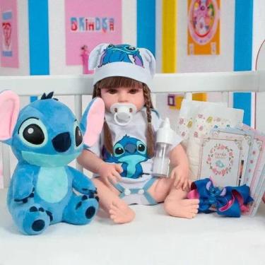Imagem de Bebê Reborn Boneca 100 Silicone Linda Com Kit Acessórios Envio imediat
