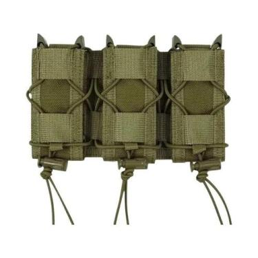 Imagem de 9mm 40 Cal 45ACP Duplo Triplo Stack Molle Pistol Mag Pouch Para Sig S&