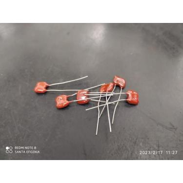 Imagem de 1x Capacitor Mica Prata 10pf/100v 10% Cm2 S/Marcação Icl