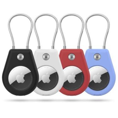 Imagem de Suporte Airtag Pautas compatível com o pacote Apple AirTag 4