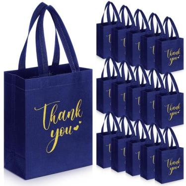 Imagem de Sacos de presente Sweetude Thank You 30 unidades reutilizáveis 25 x 20