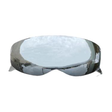 Imagem de BSTOP COVERT Visor Capacete Escudo Faceshield Viseira Capacete Para-brisa Casco Moto Acessórios Peças (apenas uso em prata)