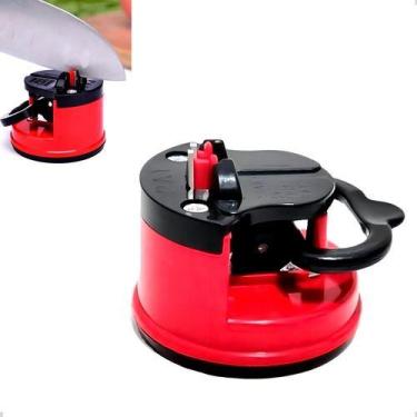 Imagem de Amolador De Facas Profissional Com Ventosa - Shopemix