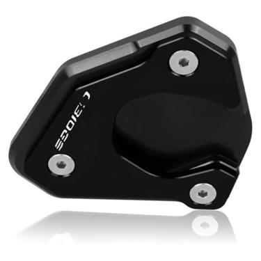 Imagem de Acessórios de motocicleta Placa de extensão de suporte CNC Suporte lateral para pé Almofada de ampliação compatível com G310GS G 310GS G 310 GS 2017-2023 (G310gs Preto 22-23)
