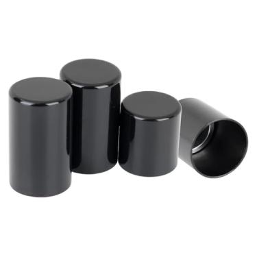 Imagem de BYYINGSUS 4 peças de capa de ponto de encaixe de motocicleta compatível com Touring Sportster (preto)