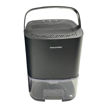 Imagem de WeiLaiKeQi Desumidificador 1000ml UE Plug Push Pull Tanque de Água Portátil Silencioso Desligamento Automático para Porões Quarto Armário Salas de Estar, Preto