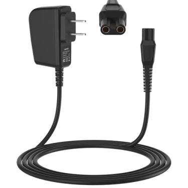 Imagem de Cabo de carregador HQ8505 Norelco adequado para Philips Norelco HQ8505 7000 5000 3000 Series mg5750 mg7790 adaptador de aparador de barba elétrico cabo de alimentação cabo de carregamento