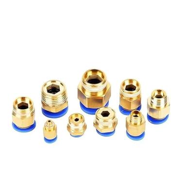 Imagem de 50/100/500 PCS Conector rápido pneumático de ar tubo de mangueira comprimido rosca macho PC4-M5 PC6-01 PC8-02 PC10-03 PC12-04(PC4-02, 100 peças)