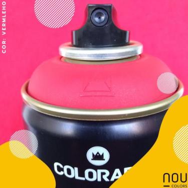 Imagem de Tinta Spray NOU Colors - COLORART, Vermelho
