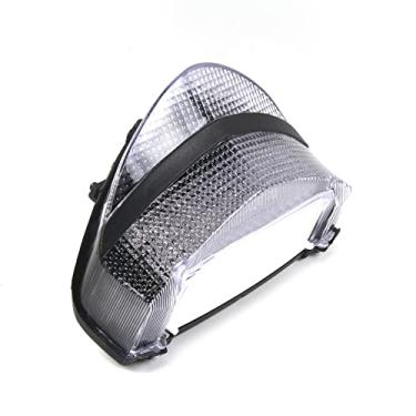 Imagem de Arashi Lanterna traseira transparente E-Mark para Honda CBR929RR 2000-2001, luz traseira de freio de seta, acessórios de substituição integrados para motocicletas