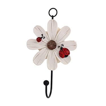 Imagem de Gancho vintage forte cabides para casacos, utensílios domésticos, ferramentas de armazenamento, porta-chaves, utensílios de cozinha para casa (branco)