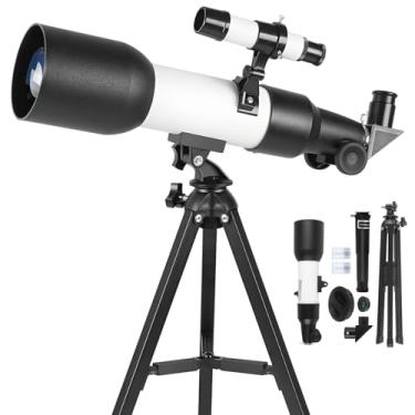 Imagem de Kit Telescopio Astronômico Luneta com Tripé, Telescopio Astronomico Luneta, Telescópio Refrator Portátil, Telescópios Astronômicos com Abertura de 60 mm