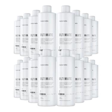 Imagem de Kit 8 Escovas Progressivas Madame Lis Ultimate + Shampoo Limpeza Profunda 1 Litro