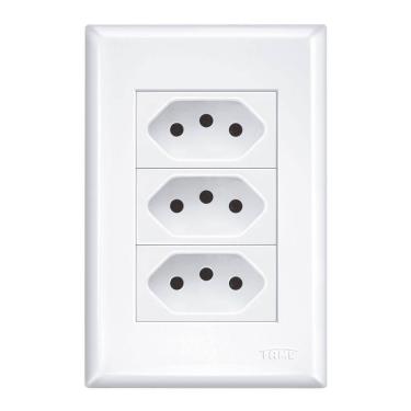 Imagem de Tomada Fame 2p + T 10a Tripla - 3267 Evidence