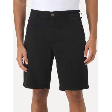 Imagem de Bermuda Guess Masculina Chino Stretch Preta, 38