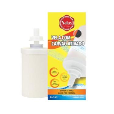 Imagem de Vela Refil com Carvão Ativado para Filtro de Barro Salus