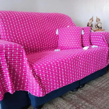 Imagem de Manta Grande para Sofá Cama 2 e 3 Lugares 2,50x1,80cm Capa de Sofa Gig
