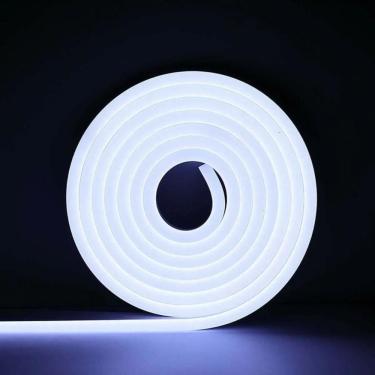 Imagem de Fita Led Mangueira Neon 5 Mts Iluminação ível Corte Cm - Branco Frio