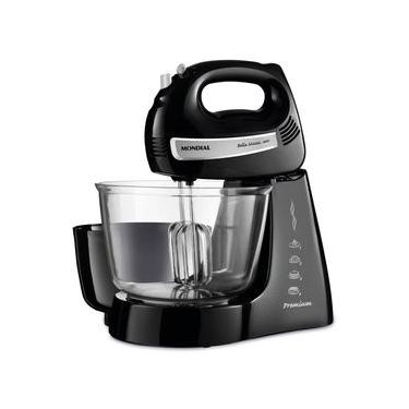 Imagem de Batedeira Bella Massa Mondial Preto e Inox 500W B-23 NP